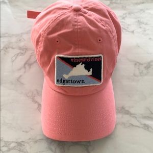 Brand New Never Worn Pink Vineyard Vines Hat